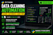 build custom python data cleaning scripts for large datasets