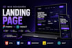 build a responsive react landing page for your business