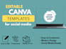 design editable canva social media templates