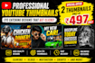 create high quality youtube thumbnails