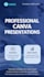 design canva template and professional presentation slides