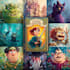 create cartoon educational book cover design