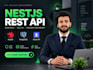develop secure nestjs rest API with postgresql and jwt auth