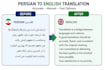do accurate persian and english translation manually