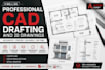 do professional autocad 2d drafting and cad drawings