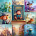 make cartoon superhero book cover illustration