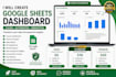 create google sheets dashboard and sales report