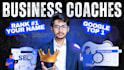 help coaches to rank on google for their name and services