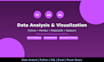 do data analysis and visualization using python and pandas