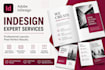 design catalog, magazine and any project with adobe indesign