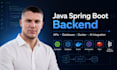 develop backend with java spring boot and ai integration