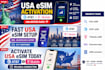 activate usa esim with att and tmobile unlimited data