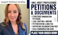 draft structured immigration petitions and legal documents