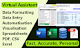 do data formatting, cleanup and entry for you