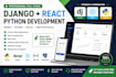 build a modern full stack web application using django, react and python