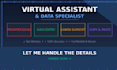 do chat support,data capture and administrative assistant