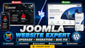 do joomla website, upgrade, joomla migration, redesign and joomla bug fix