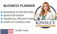 create a professional partnership business plan and proposal