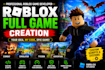 create a custom roblox full game with advanced scripting