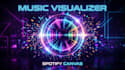create music visualizer and spotify canvas loop animation