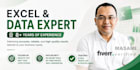 do excel data cleaning, formatting, PDF convert excel, data entry, data cleaning