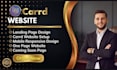 design carrd website or responsive carrd landing page