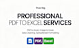 convert pdf to excel and clean format your spreadsheet