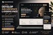 develop squarespace landing page for you
