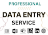 reliable data entry and converting files etc