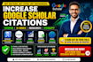 increase google scholar citations scopus h index research visibility