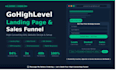 design a gohighlevel landing page, sales funnel, and high converting ghl website