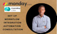 setup and optimize monday com CRM with automation and dashboards