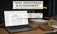 professionally humanize, edit and proofread thesis and dissertation