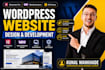 design a professional wordpress website for your business using elementor