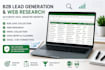 provide b2b lead generation data and all type of database