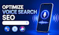 optimize voice search SEO for google, alexa, and siri