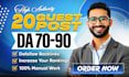 do high da90 dofollow guest post SEO backlinks with contextual link building