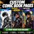 draw comic book pages in manga, western, or indie style