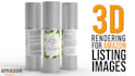 create 3d product rendering, realistic mockup for ecommerce, amazon listing