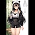 make anime drawing with anime art style character