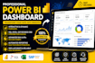 make an insightful, decision helping, power bi dashboard