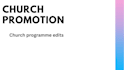 do HTML church promotion