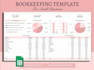 build automated excel bookkeeping spreadsheet, financial tracker, excel template