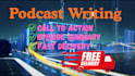 write your engaging and SEO optimized podcast show notes in 24 hours