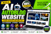 create an automated autoblog website with SEO and adsense friendly design