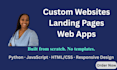 build custom websites, landing pages, web apps, software dev