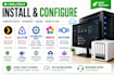 fully install and configure plex, jellyfin, automation tools, immich, nextcloud