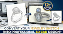 convert your jewelry sketch into professional 3d cad design
