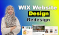 design wix website redesign business wix website development