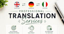 translate english and german texts into italian